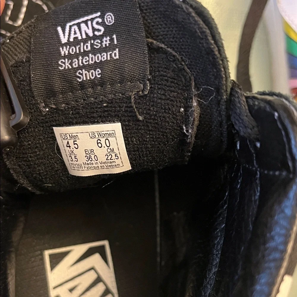VANS Colorful High-Top Kids Shoes 4.5